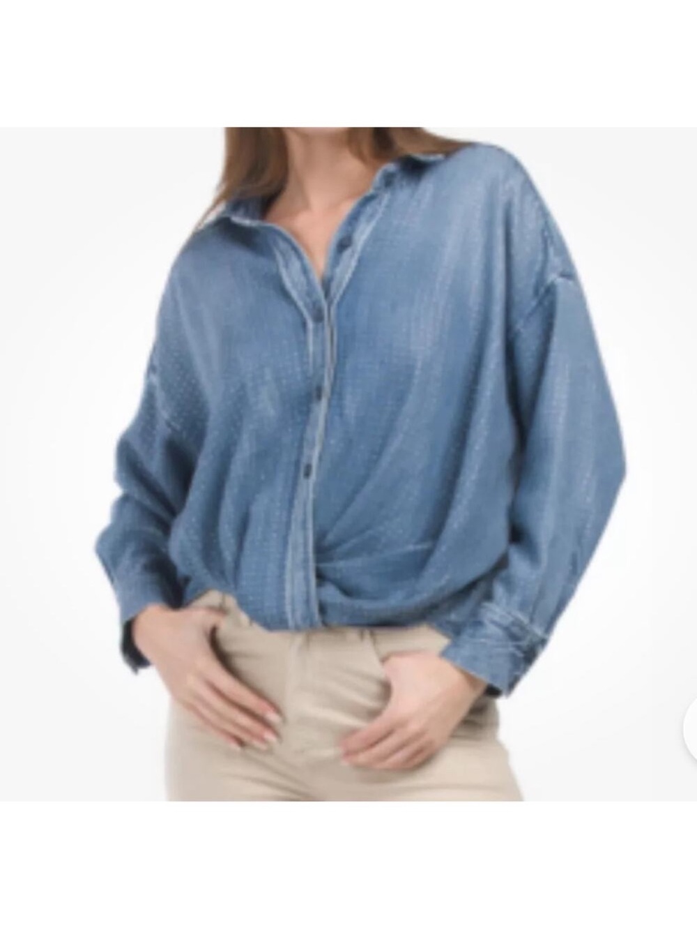 Young Fabulous & Broke Washed Indigo Denim Shirt
